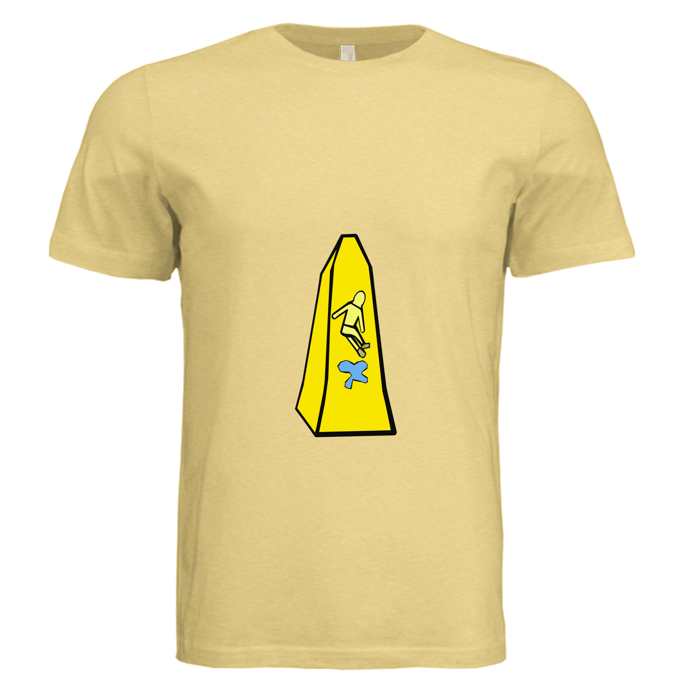 Pale Yellow Triblend - FRONT