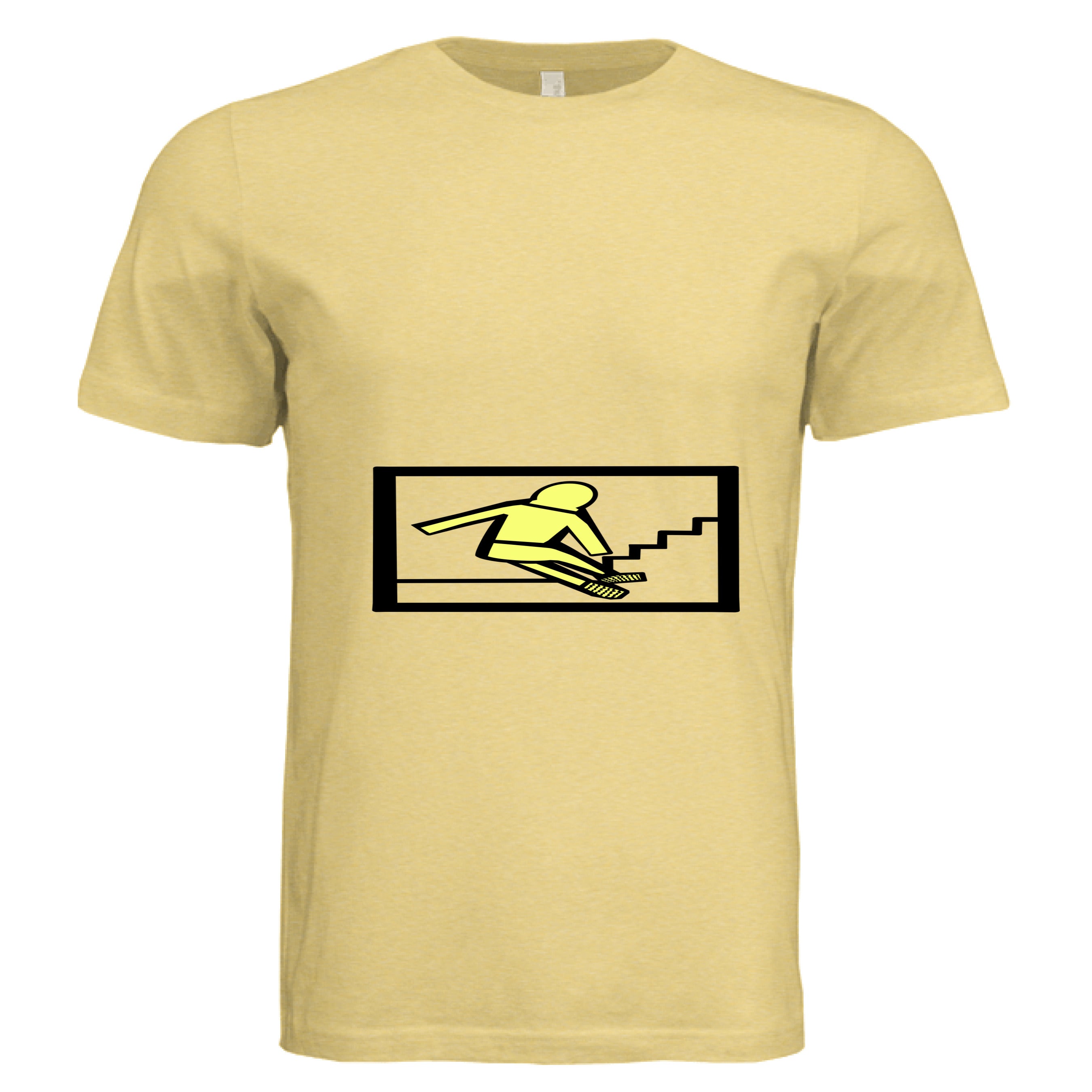 Pale Yellow Triblend - FRONT