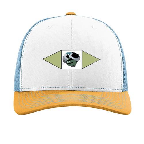 White/ Columbia Blue/ Yellow - 112 - FRONT