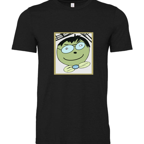 SOLID BLK BLEND - 3001CVC - FRONT